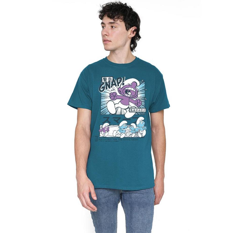 Les Stroumpfs  T-ShirtManga Watch For Biting Smurf 