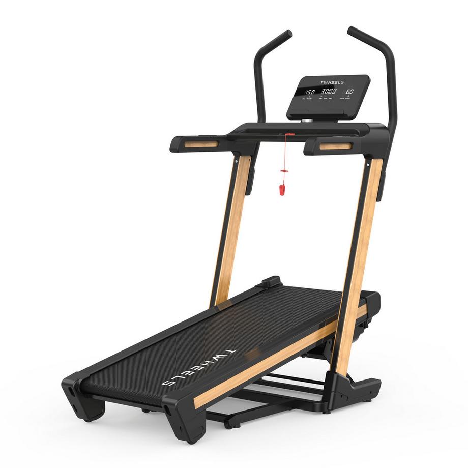 TWHEELS  Tapis roulant professionale in legno di rovere con inclinazione – TWHEELS 