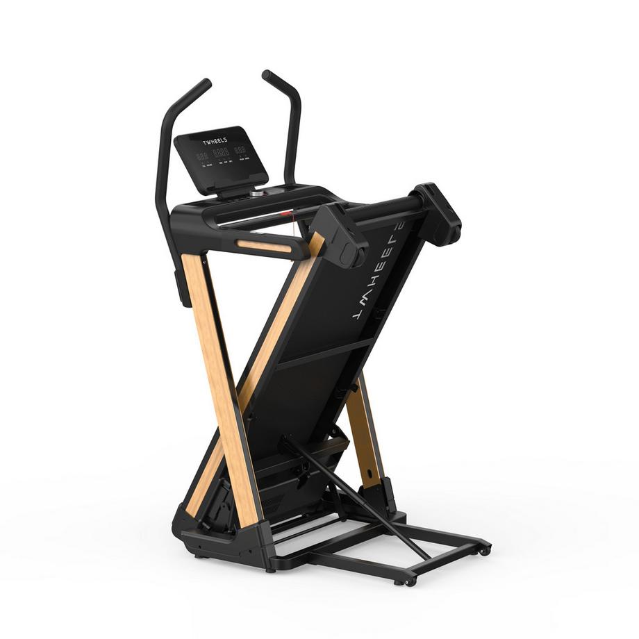 TWHEELS  Tapis roulant professionale in legno di rovere con inclinazione – TWHEELS 