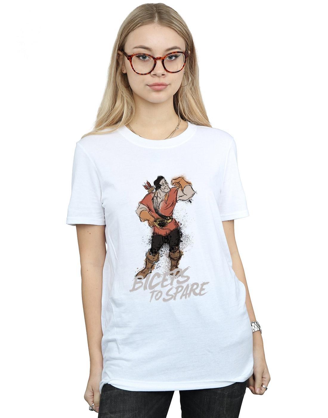 Disney  Beauty And The Beast Gaston Biceps To Spare TShirt 