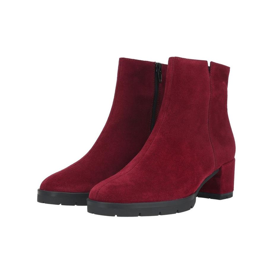 Högl Veloursleder Stiefelette mit Blockabsatz  