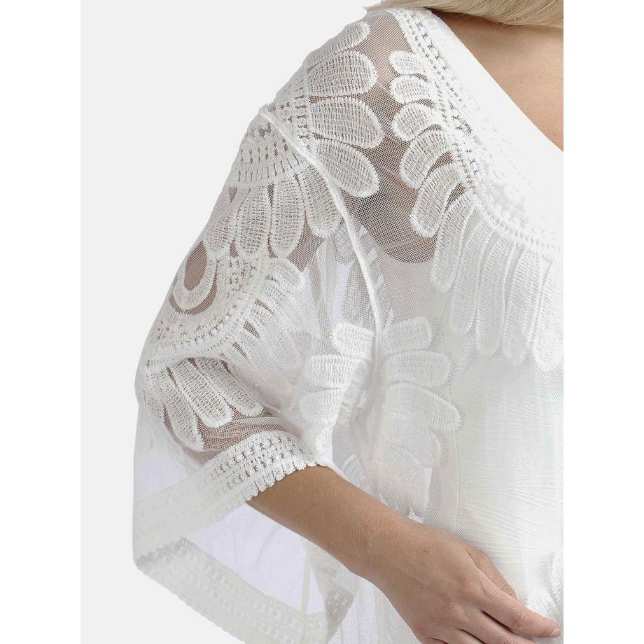 Admas Halblanger Strandkaftan Flower  