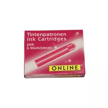 ONLINE Tintenpatronen Standard 17229/12 Pink 6 Stück