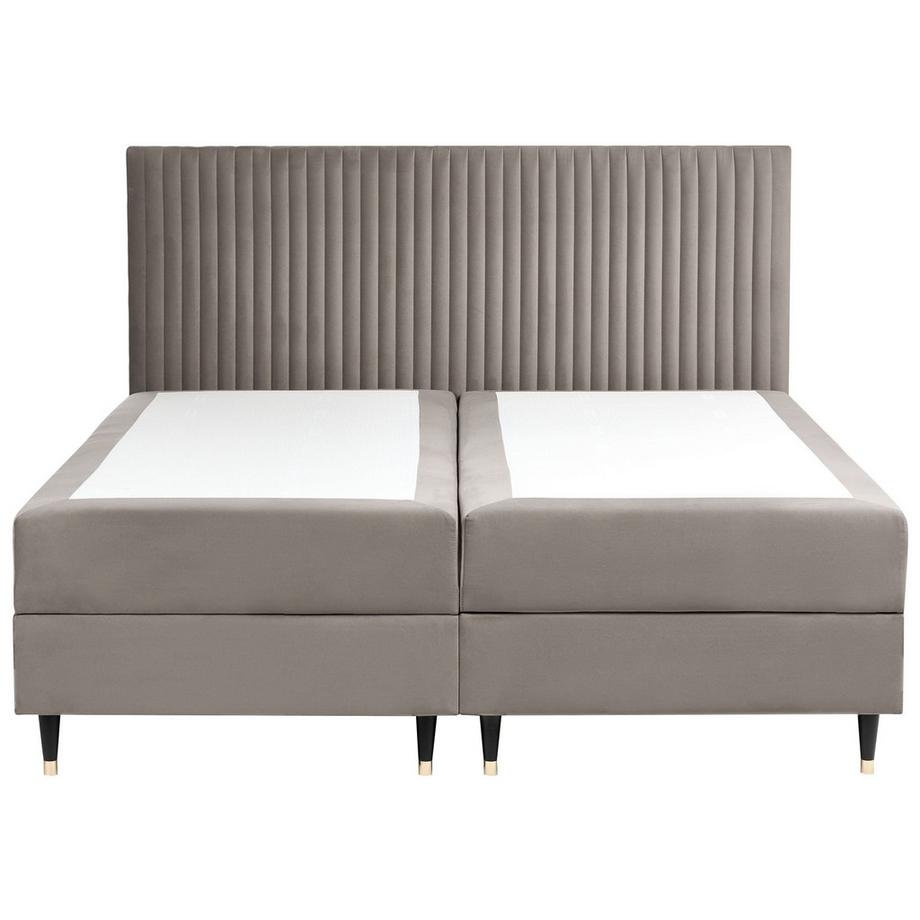 Beliani Divano letto con contenitore en Velluto Scandinavo DAME  