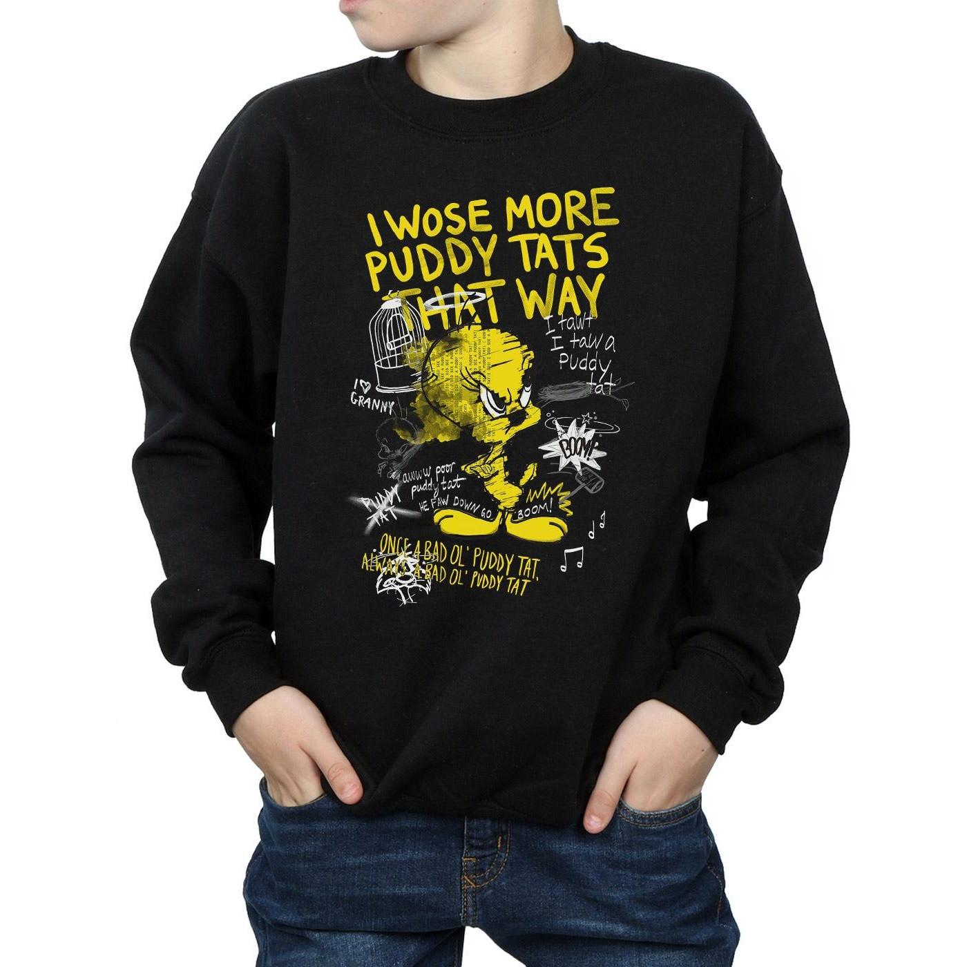 LOONEY TUNES  Tweety Pie More Puddy Tats Sweatshirt 