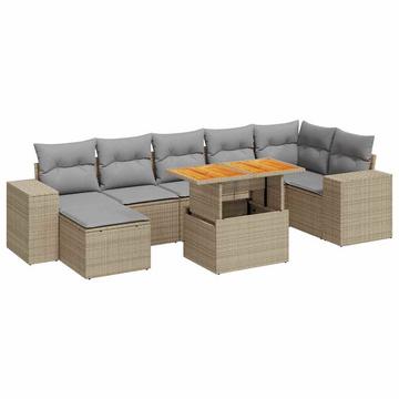 Garten sofagarnitur poly-rattan
