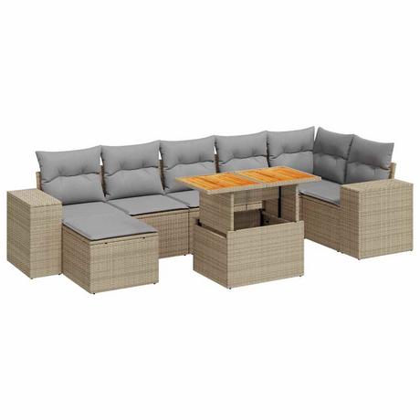 VidaXL Garten sofagarnitur poly-rattan  
