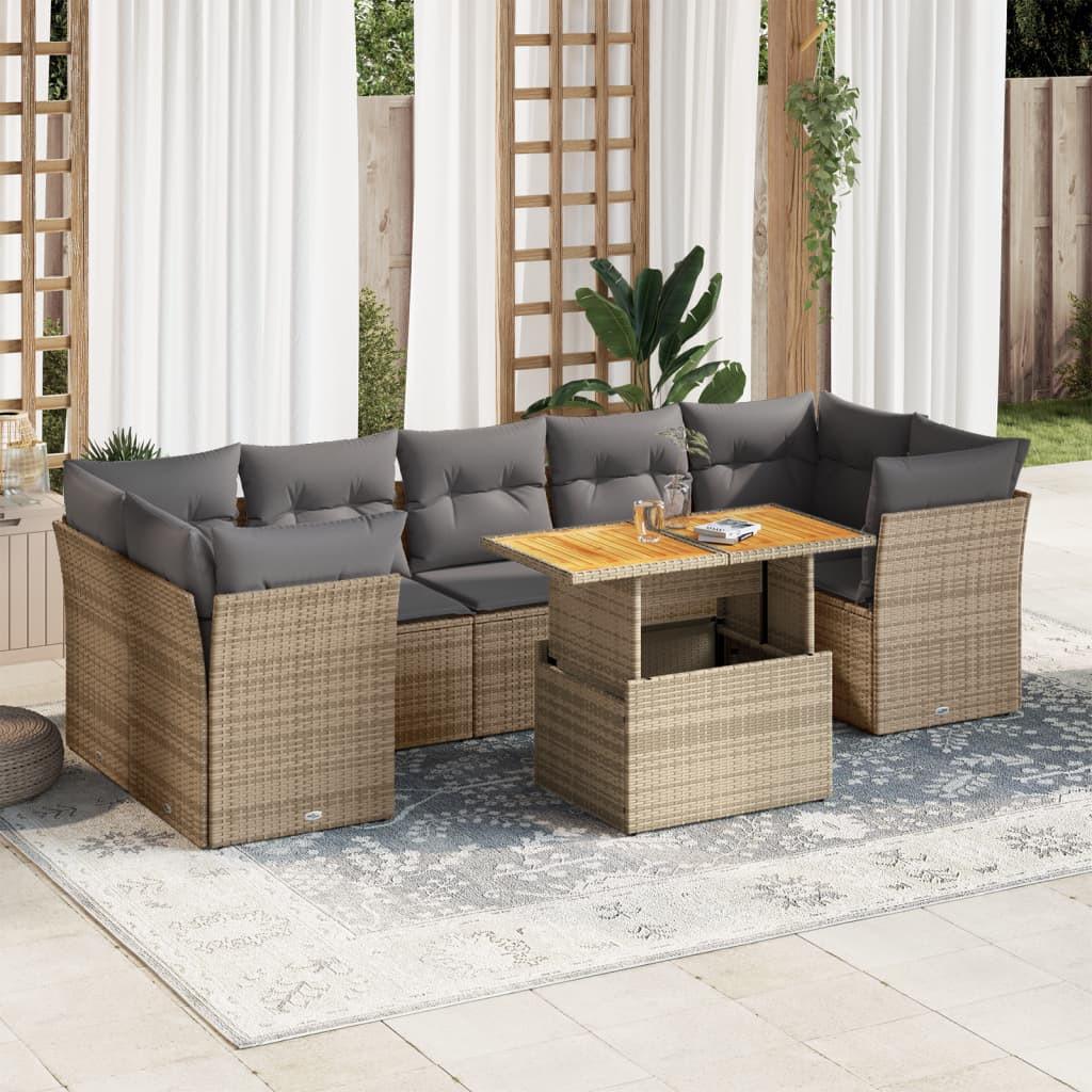 VidaXL Garten sofagarnitur poly-rattan  