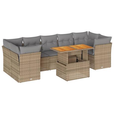 VidaXL Garten sofagarnitur poly-rattan  