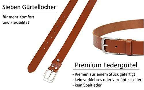 Only-bags.store Ledergürtel 3 cm breit  
