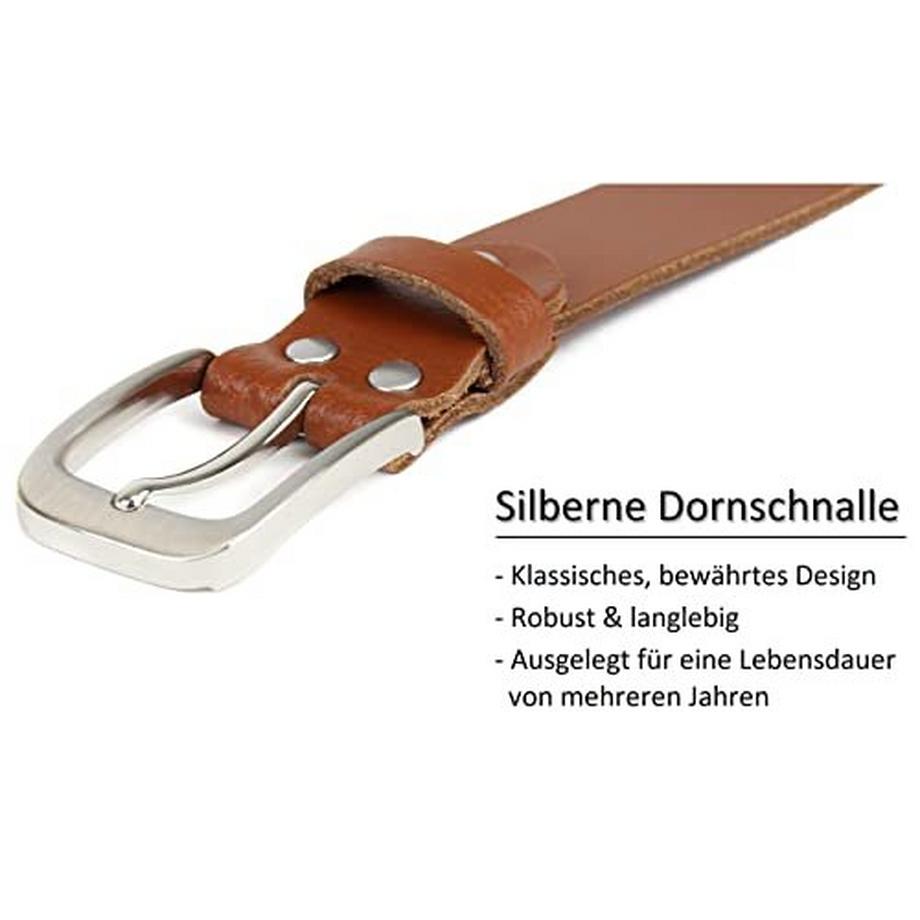 Only-bags.store Ledergürtel 3 cm breit  