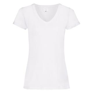 Universal Textiles Value Fitted V-Ausschnitt Kurzarm T-Shirt  