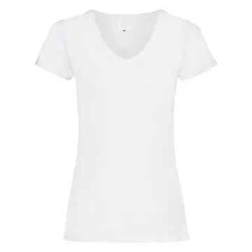 Tshirt à col V et manches courtes