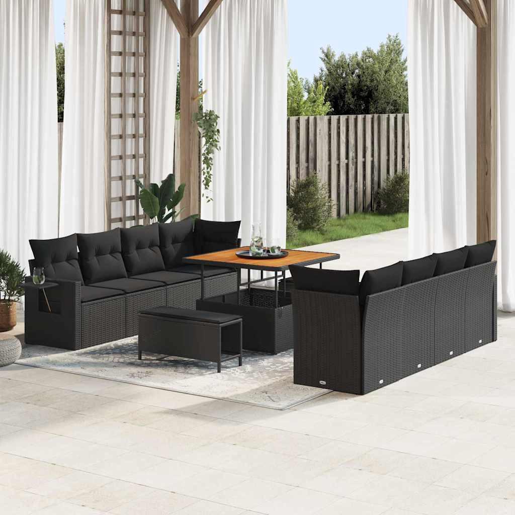 VidaXL Gartensofa-set poly-rattan  