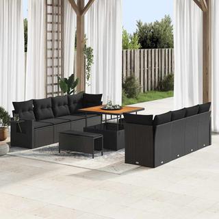 VidaXL Gartensofa-set poly-rattan  