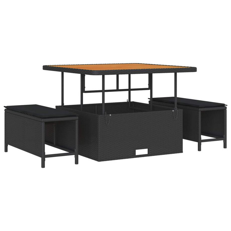 VidaXL Gartensofa-set poly-rattan  