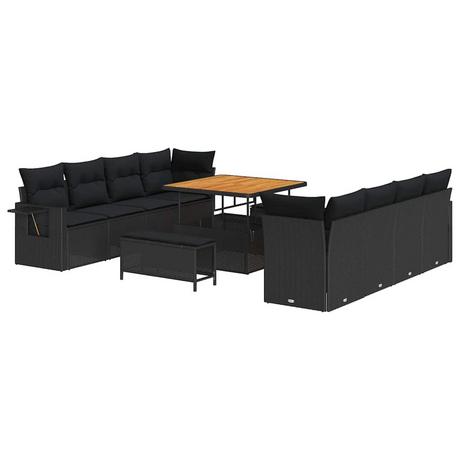 VidaXL Gartensofa-set poly-rattan  