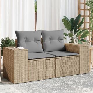 VidaXL Canapé de jardin rotin synthétique  