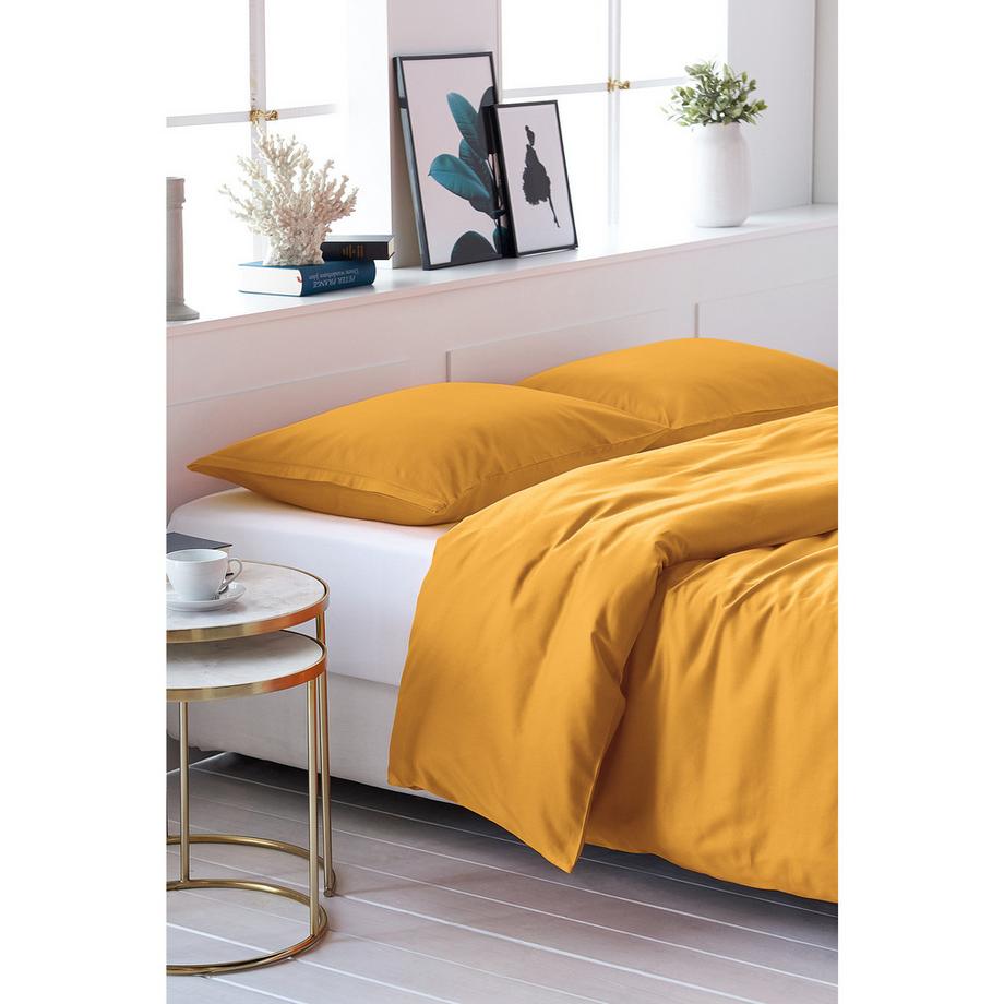 Living Home Uni Satin Duvetbezug  