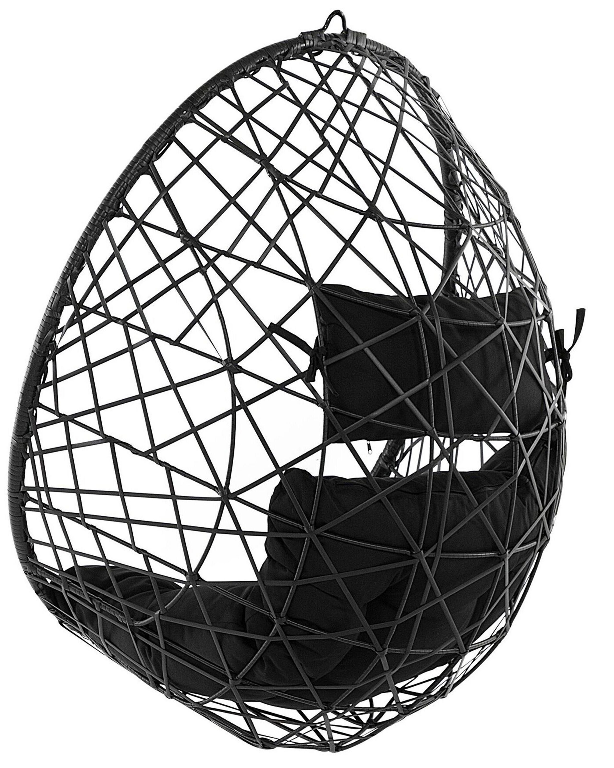 Beliani Sedia sospesa da fissare al soffitto en Rattan sintetico Retrò ALATRI  