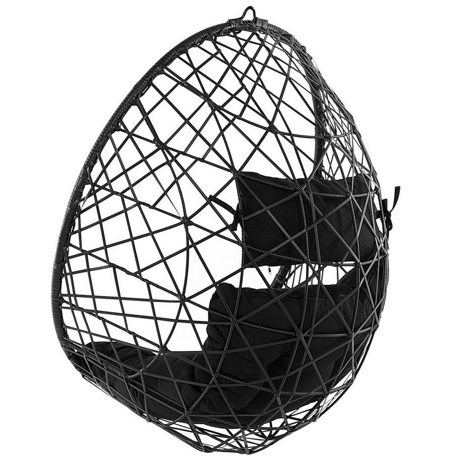 Beliani Hängesessel aus PE Rattan Retro ALATRI  