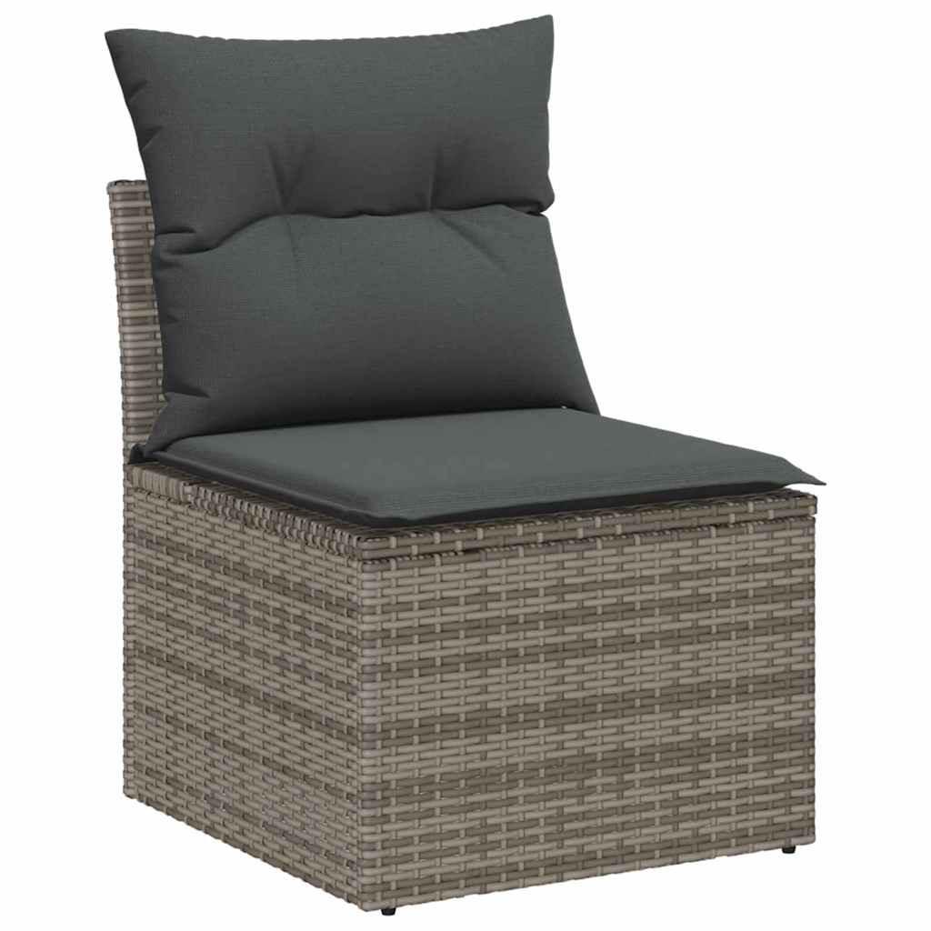 VidaXL Ensemble de jardin extérieur poly rattan  
