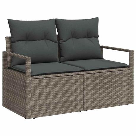 VidaXL Ensemble de jardin extérieur poly rattan  