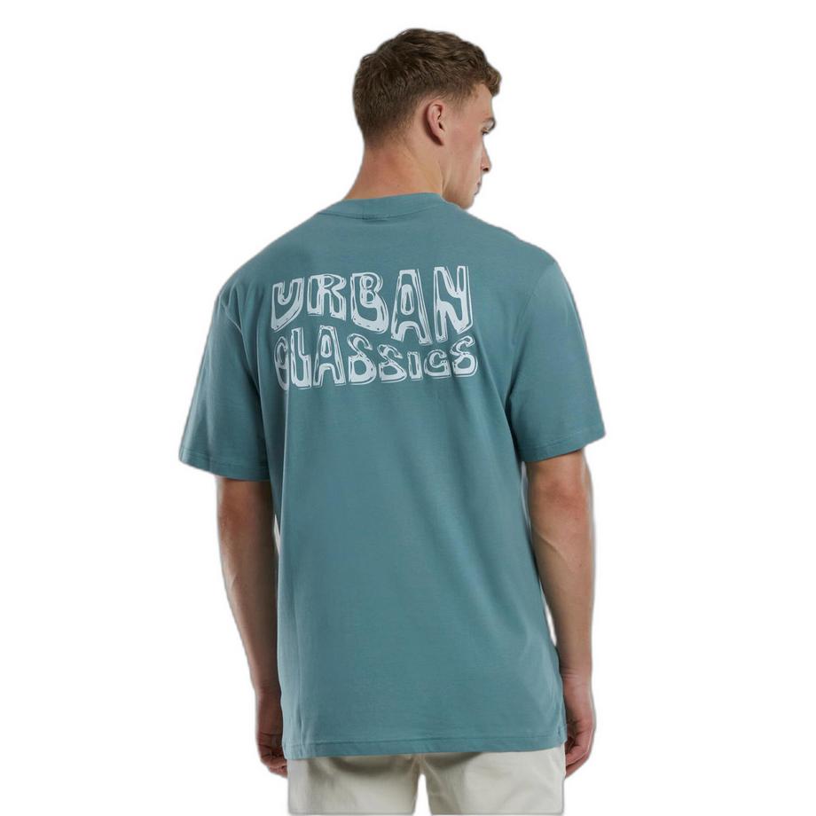 URBAN CLASSICS Shiny Logo Tall T-Shirt  