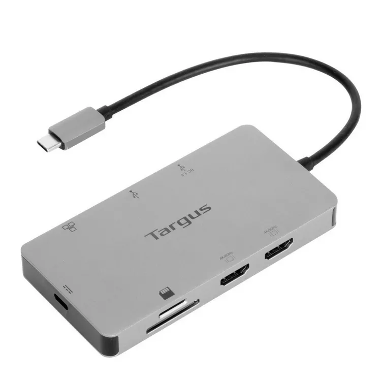 Targus DOCK423EU Notebook-Dockingstation & Portreplikator Kabelgebunden USB 3.2 Gen 1 (3.1 Gen 1) Type-C Silberonline kaufen MANOR