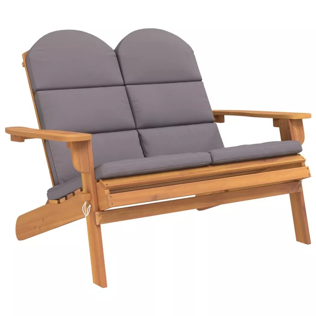 VidaXL - Banc de jardin bois d'acacia, One Size, Marron