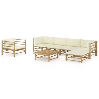 VidaXL Garten-lounge-set bambus  