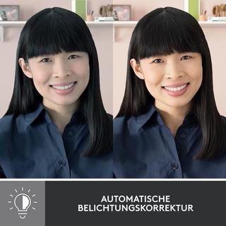 Logitech  Logitech Brio 300 Full-HD-Webcam mit kristallklarer Bildqualität (Grau) 