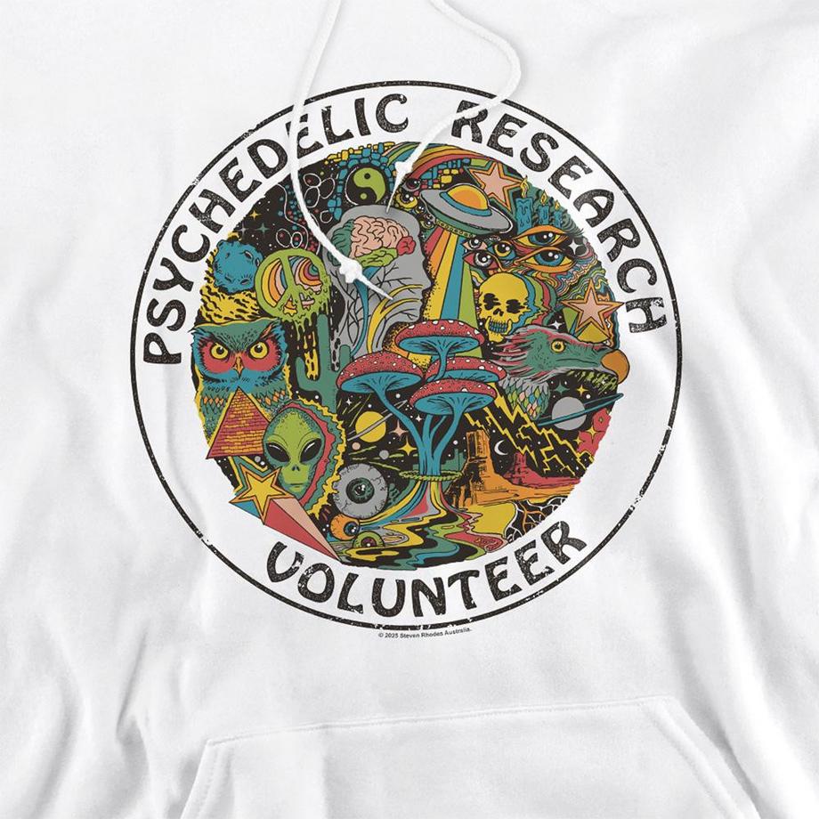 Steven Rhodes  Psych Research Volunteer Kapuzenpullover 