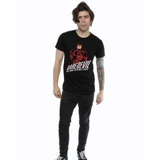 MARVEL Daredevil The Man Without Fear Grafikdruck T-Shirt  