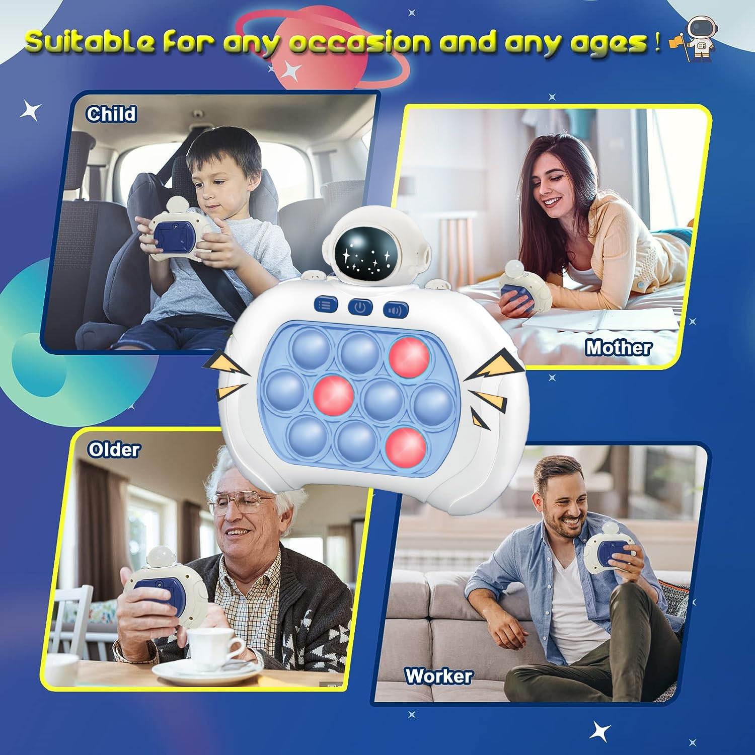 Activity-board  Jeu de poussée rapide pour enfants et adultes, jeu de pop portable, jeu de puzzle rapide, jouet de stress à bulles de poussée. 