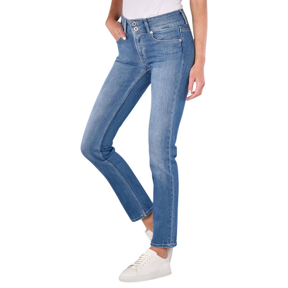 Pepe Jeans London Mid Gen Slim Straight Fit Jeans  