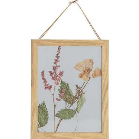 mutoni Cornice portafoto potpourri fiori legno naturale 23x18  