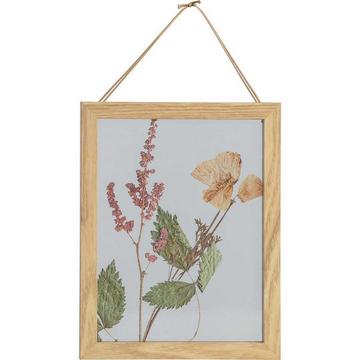 Bilderrahmen Potpourri Blumen Holz natur 23x18