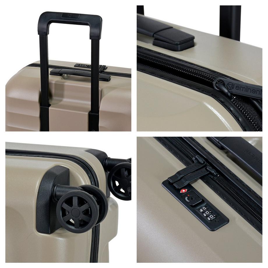 EMINENT  Dandelion Großer Koffer 4 Rollen Beige 
