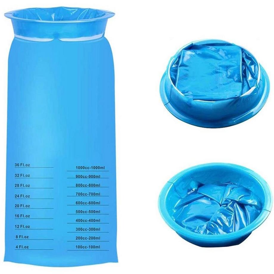 B2X  10 sacchetti per vomito per chinetosi - 1000 ml 