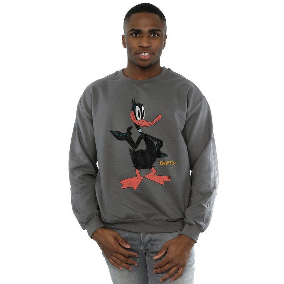 LOONEY TUNES Daffy Duck Bedrucktes Sweatshirt  
