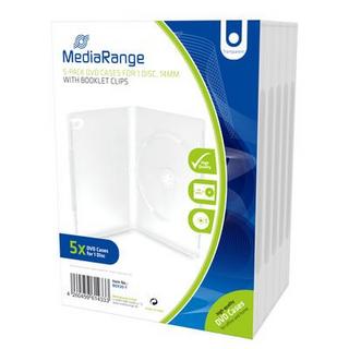 MediaRange  MediaRange BOX30-T étui disque optique Boîtier DVD 1 disques Transparent 