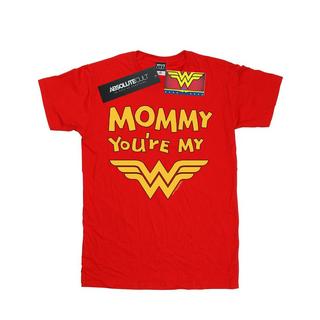 DC COMICS  Tshirt WONDER WOMAN MUMMY YOU'RE MY HERO 
