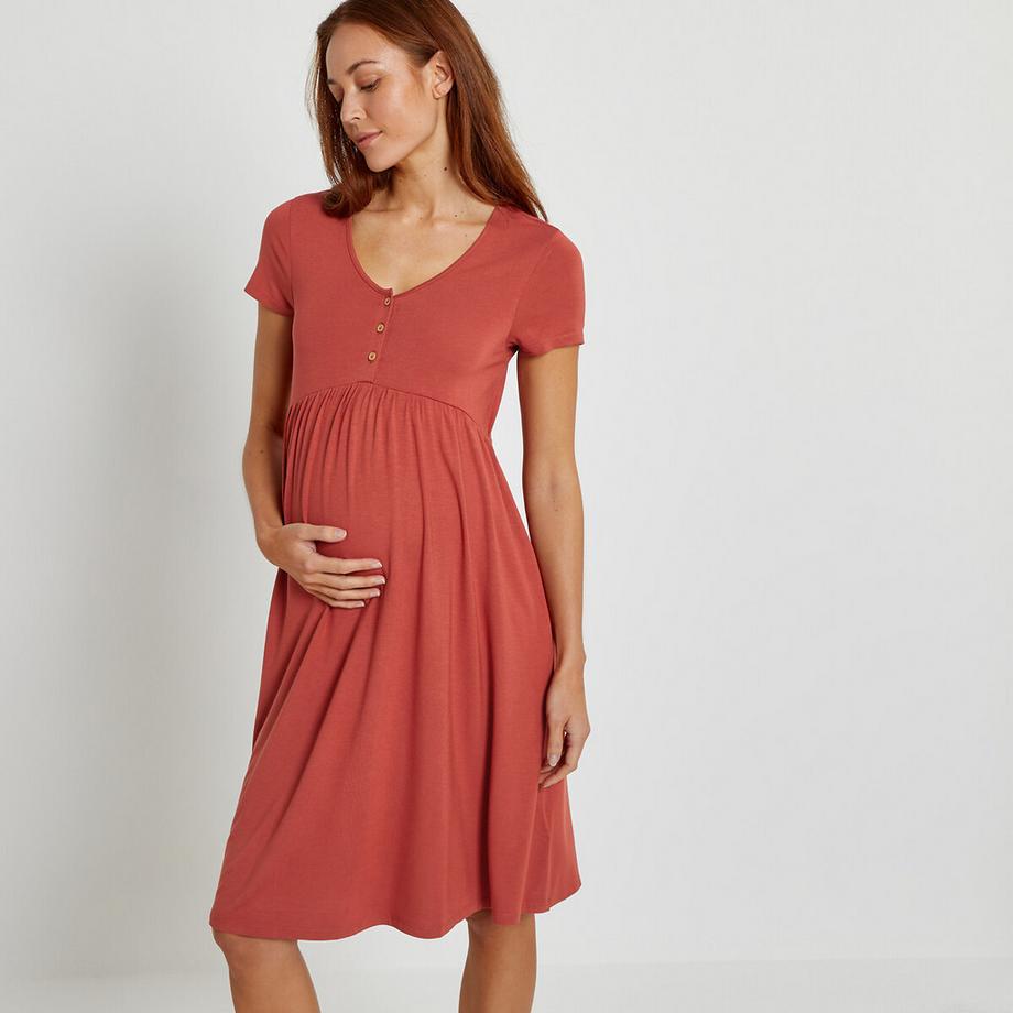 La Redoute Collections Camicia da notte per gravidanza e allattamento  