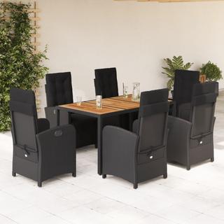 VidaXL Garten essgruppe poly-rattan  