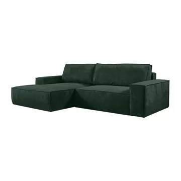 Ecksofa mit Schlaffunktion Kord Ecke Links AMELIA von PASCAL MORABITO