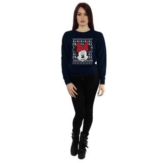 Disney Minnie Maus Weihnachtsbedrucktes Sweatshirt  