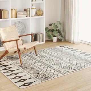 VidaXL Tapis d’intérieur et d’extérieur tissu  