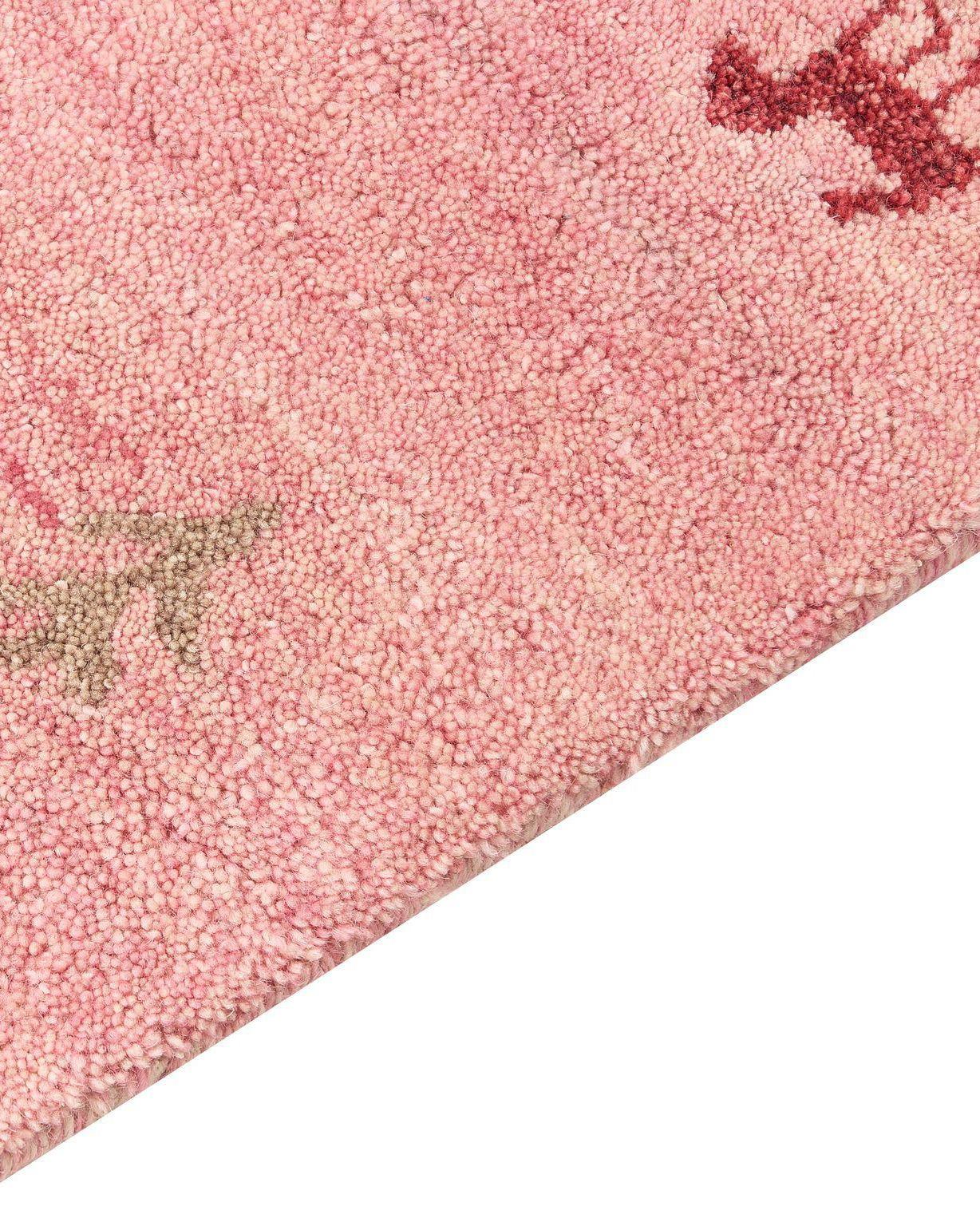 Beliani Tappeto en Lana Rustico YULAFI  