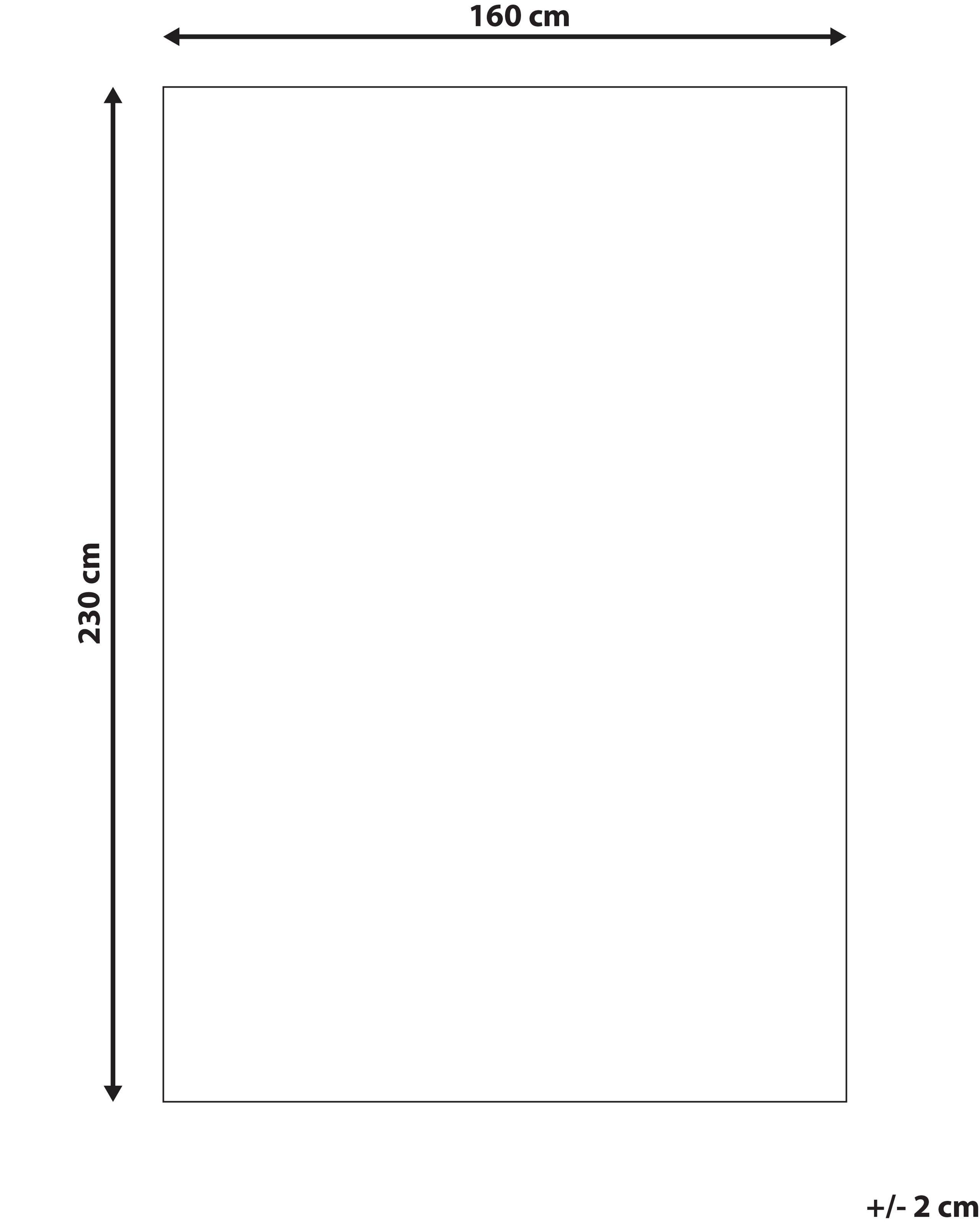 Beliani Tappeto en Lana Rustico YULAFI  
